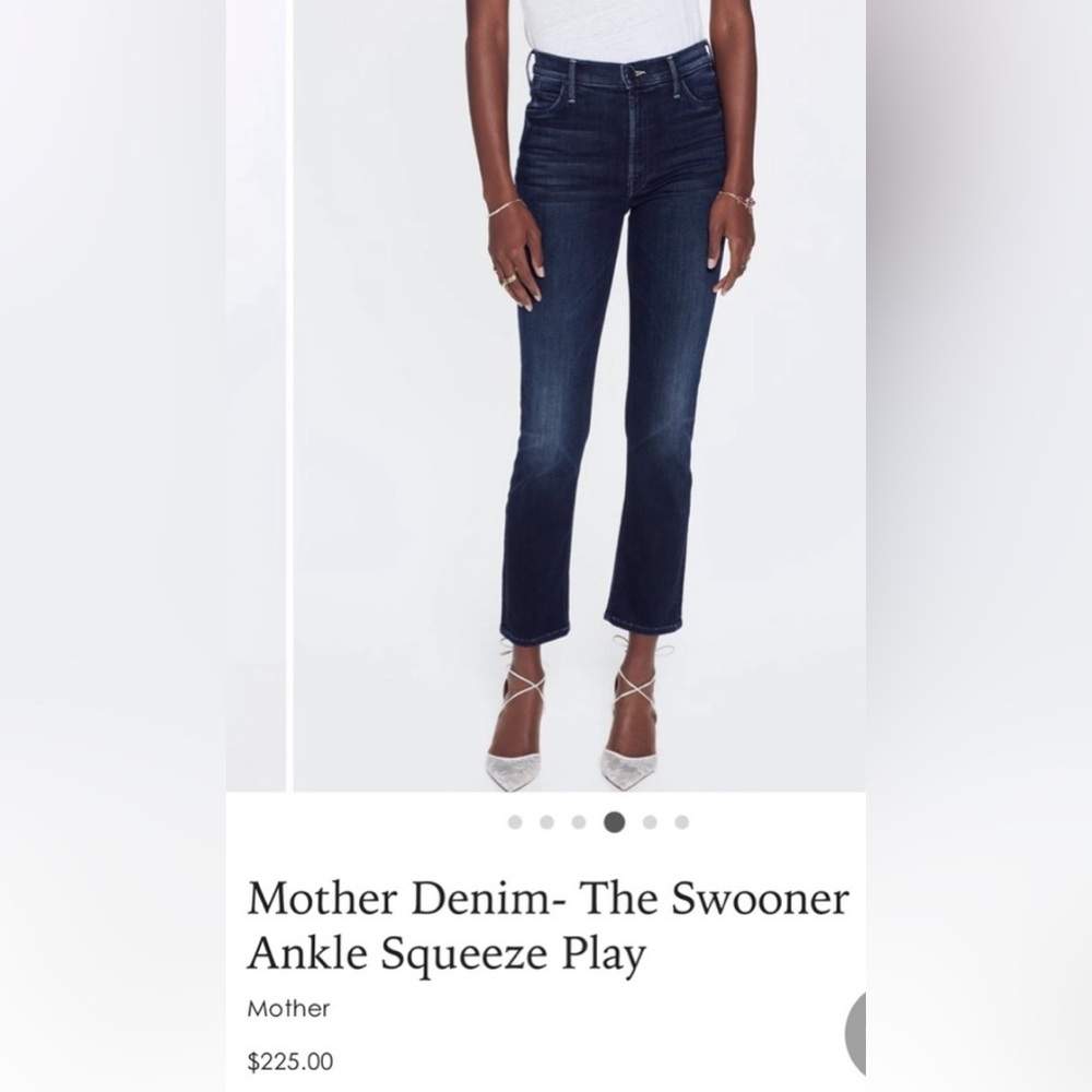 Like New! Mother Denim The swooner ankle in squeeze play. Size 26
